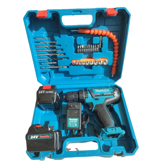 ¡Solo Hoy! Taladro Percutor Makita™ 24v + Batería Extra y Accesorios GRATIS 🚀🎁✅